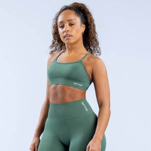 DFYNE Dynamic Backless Spor Sütyeni Kadın Yeşil | CQRFLJ018