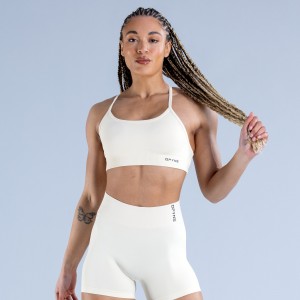 DFYNE Dynamic Backless Spor Sütyeni Kadın Beyaz | KITEHN479