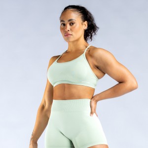 DFYNE Dynamic Backless Spor Sütyeni Kadın Yeşil | USEJIT632