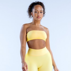 DFYNE Ignite Bandeau Spor Sütyeni Kadın Limon | GTXWOK574