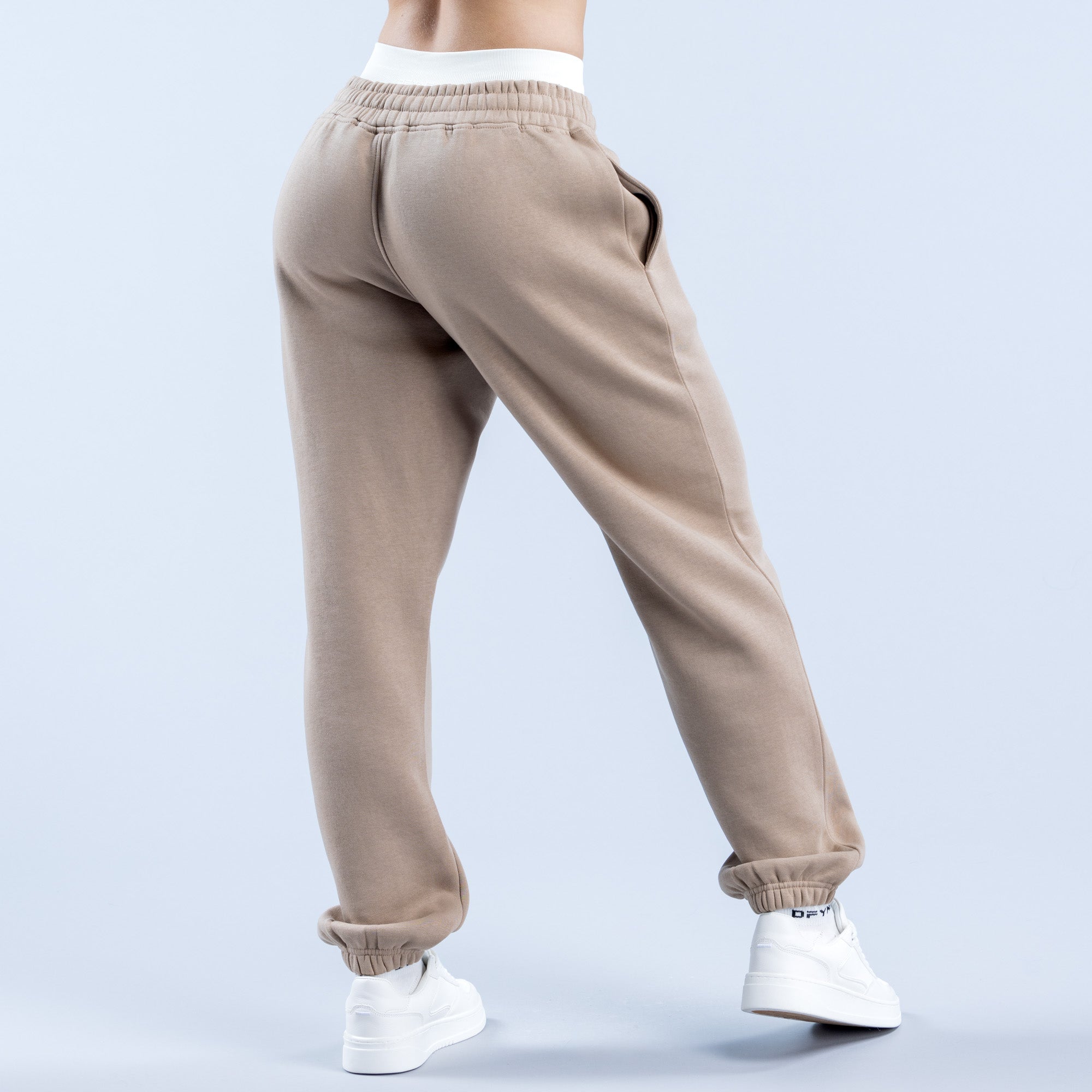 DFYNE Revive Heavy Weight Jogger Pantolon Kadın Bej Rengi | ZDGQSY297