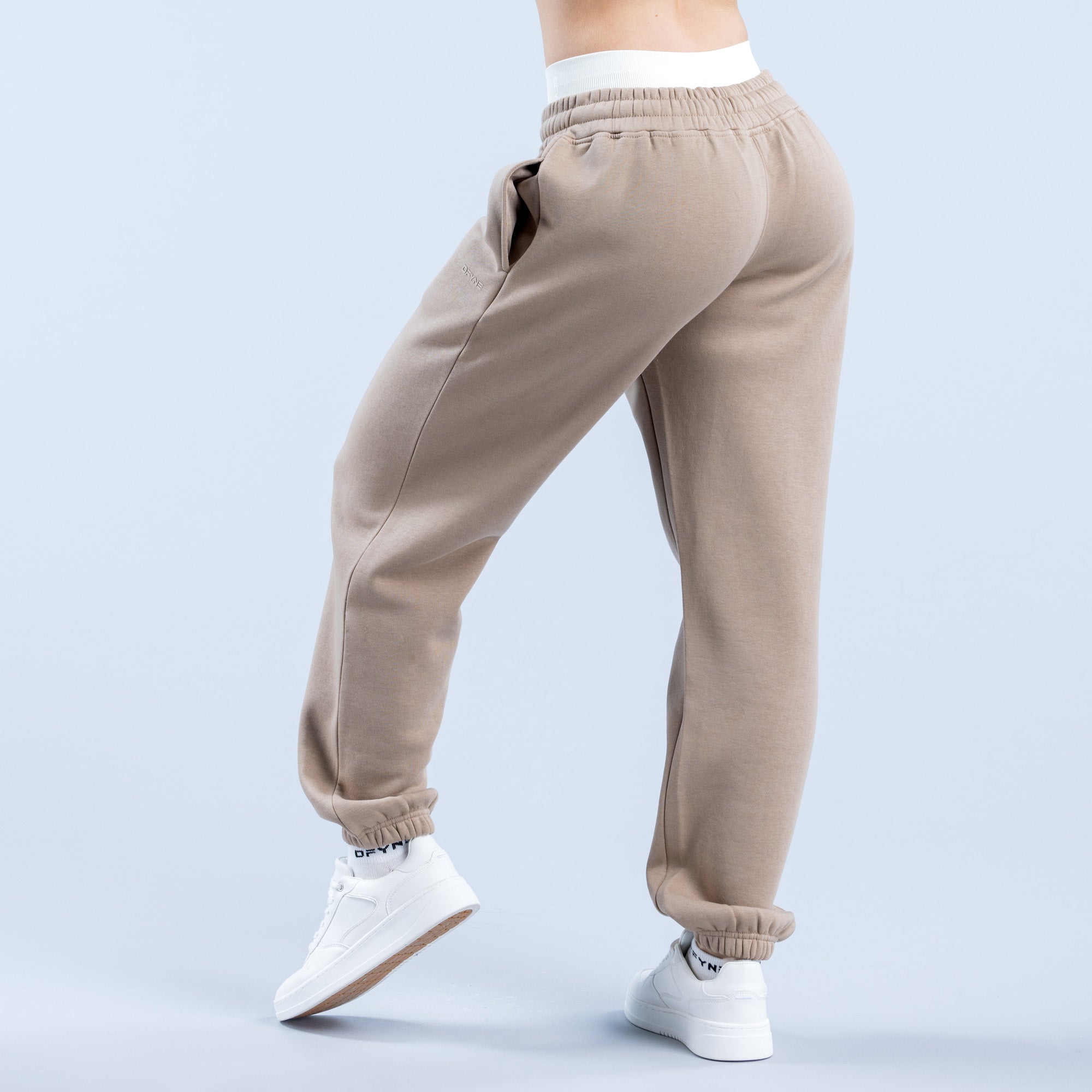 DFYNE Revive Heavy Weight Jogger Pantolon Kadın Bej Rengi | ZDGQSY297