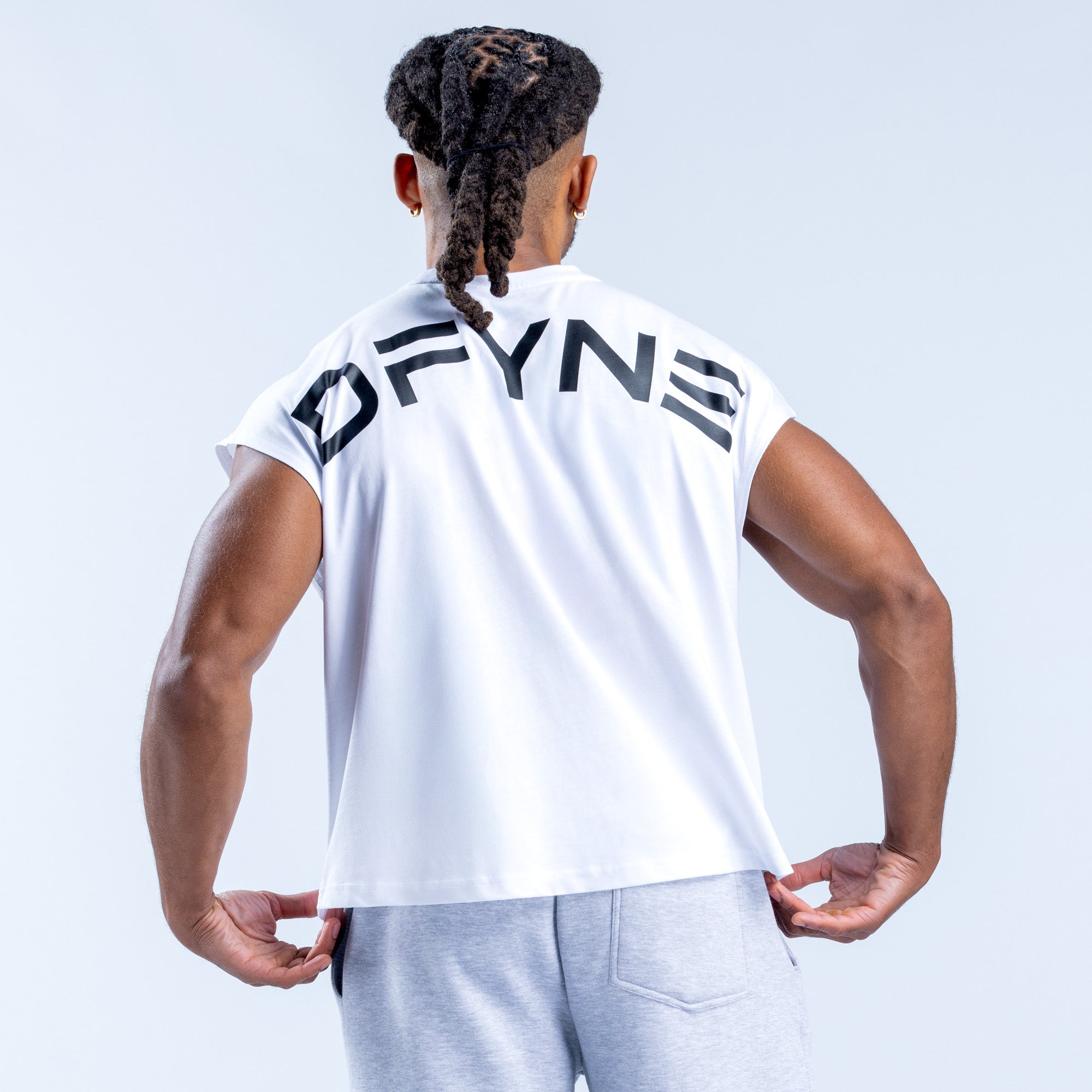 DFYNE Signature Crop Atlet Erkek Beyaz | TUWLZP684