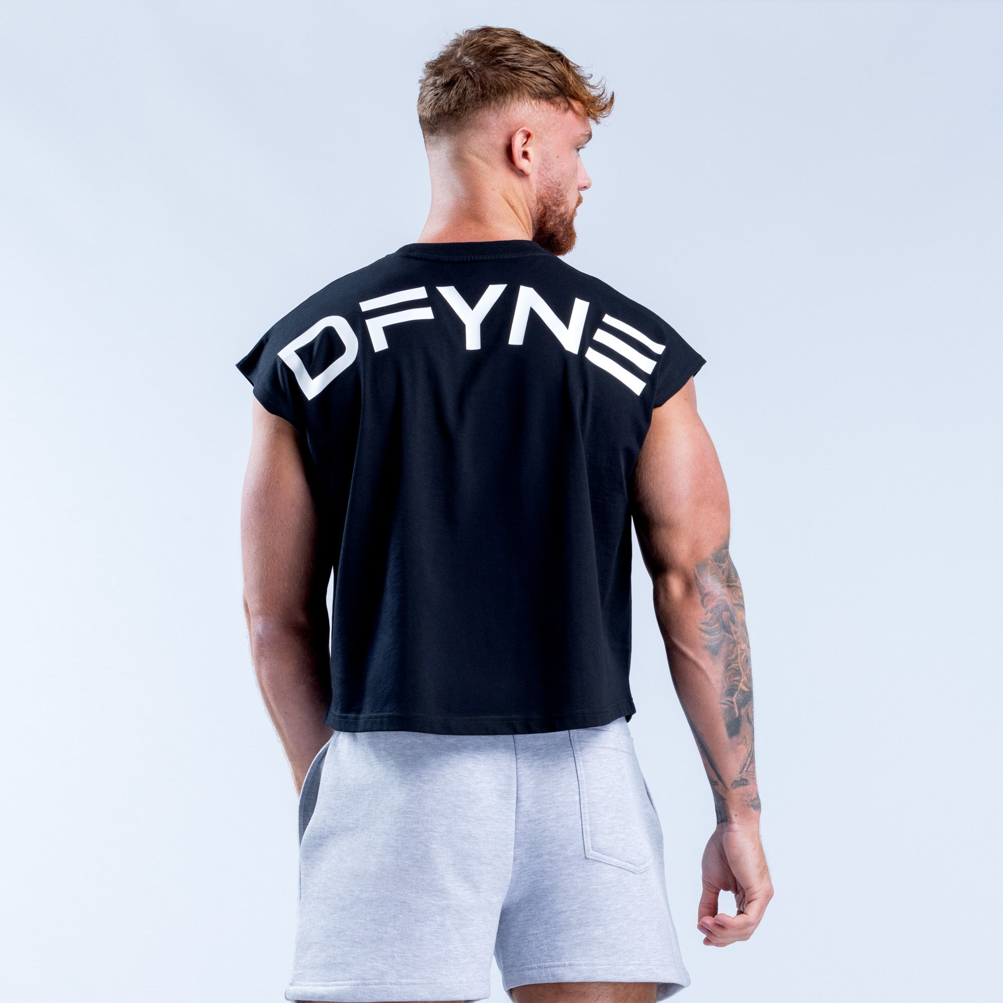 DFYNE Signature Crop Atlet Erkek Siyah | PEKQMB261